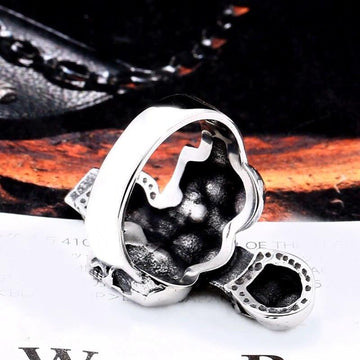 New 316L Stainless Steel Christian Ring - Fashion Cross Skull Mens Ring High-Quality Jewellery. Religious Jewellery - The Jewellery Supermarket
